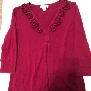 💛💛Christopher & Banks Pink Cardigan